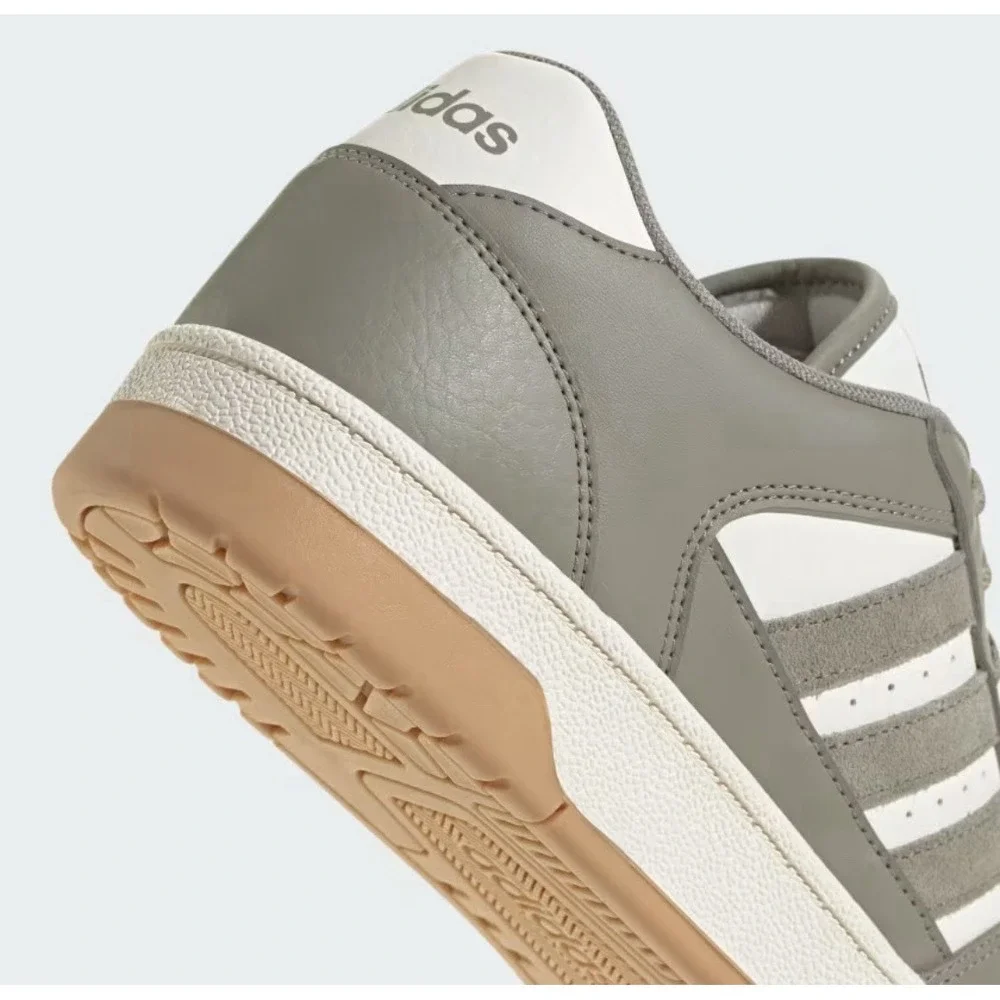 adidas Break Start Silver Pebble/Chalk White Men's Sneakers New W/ Box - IH7966